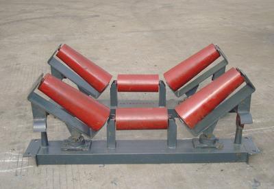 尼龍托輥 高分子托輥 不銹鋼托輥支架 軸承座 改向滾筒 包膠-鹽山浩恒輸送機械廠